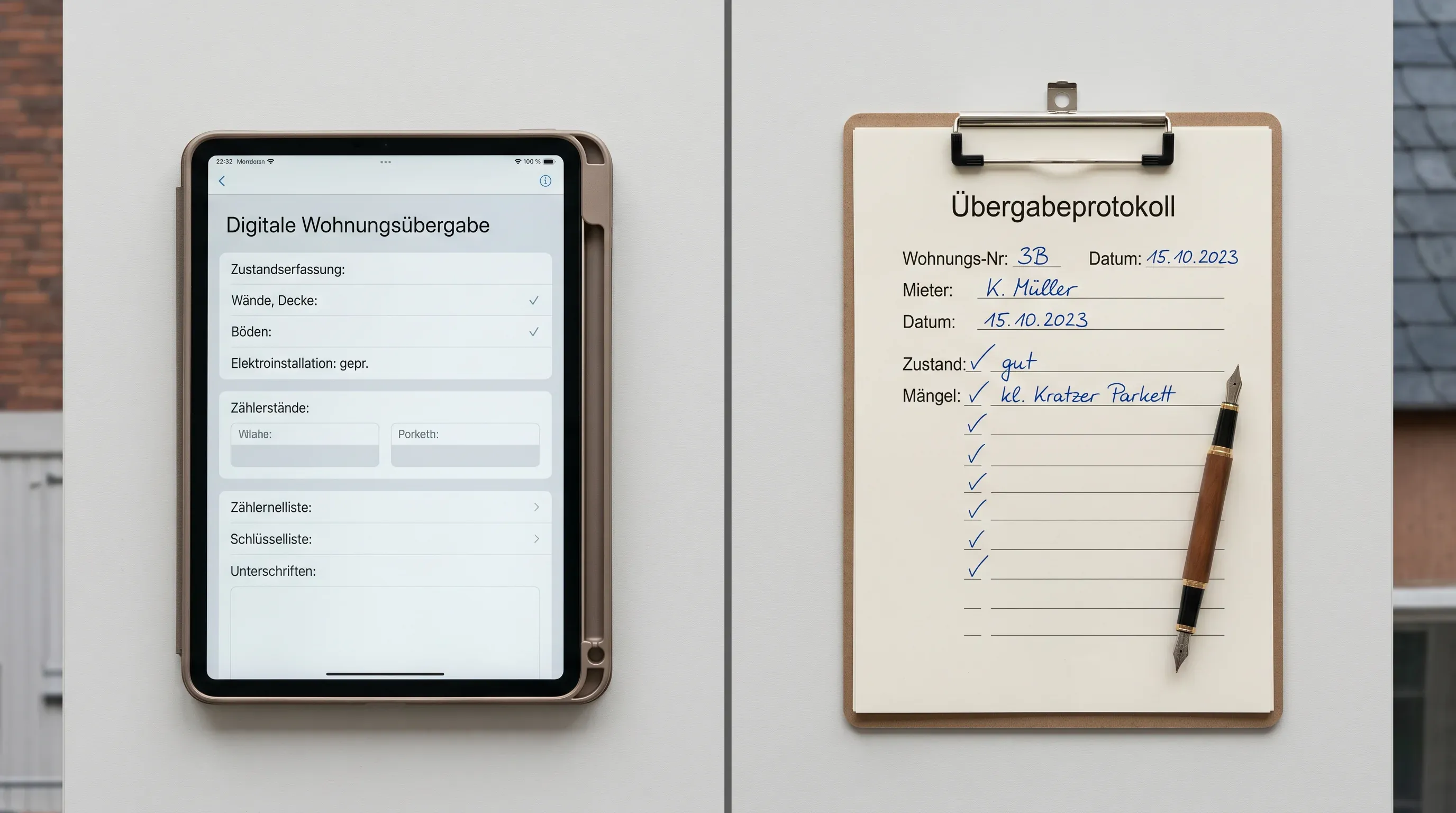 Digitale Wohnungsübergabe versus Papierprotokoll: 5 Gründe für die Zukunft